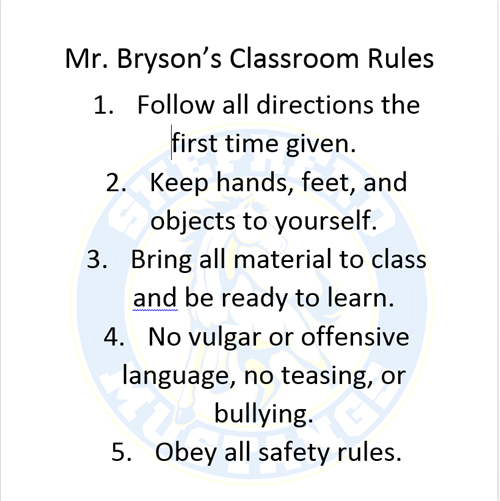 Classroom Rules 